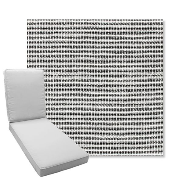 Picture of Kudos Newsprint | Boxed Chaise Lounge Cushion - Sunbrella© Fabric