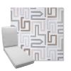 Picture of Labyrinth Cloud | Boxed Chaise Lounge Cushion - Sunbrella© Fabric