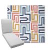 Picture of Labyrinth Fiesta | Boxed Chaise Lounge Cushion - Sunbrella© Fabric