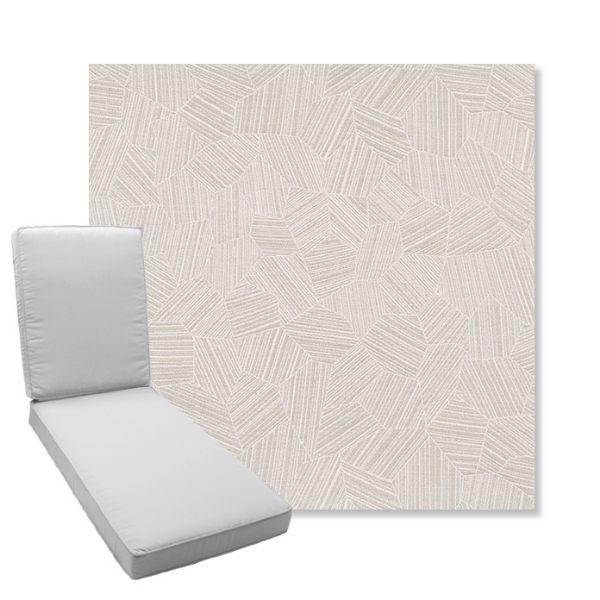 Picture of Leaf Structure Cloud | Boxed Chaise Lounge Cushion - Sunbrella© Fabric