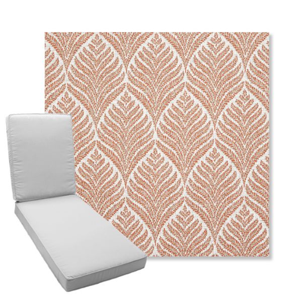 Picture of Linnaeus Clay | Boxed Chaise Lounge Cushion - Sunbrella© Fabric