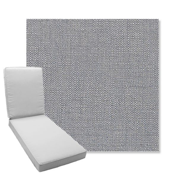 Picture of Linville Denim | Boxed Chaise Lounge Cushion - Sunbrella© Fabric
