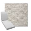 Picture of Litchfield Fog | Boxed Chaise Lounge Cushion - Sunbrella© Fabric