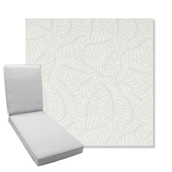 Picture of Lively Sage | Boxed Chaise Lounge Cushion - Sunbrella© Fabric