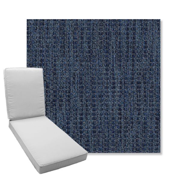 Picture of Metamorphic Lagoon | Boxed Chaise Lounge Cushion - Sunbrella© Fabric