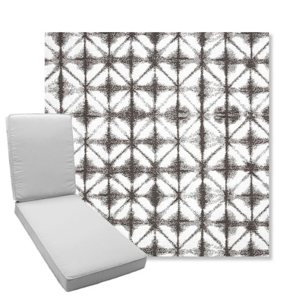 Picture of Midori Stone | Boxed Chaise Lounge Cushion - Sunbrella© Fabric
