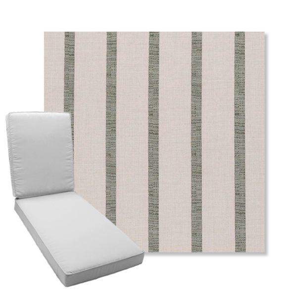 Picture of Mixi Fern | Boxed Chaise Lounge Cushion - Sunbrella© Fabric