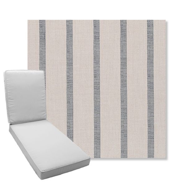 Picture of Mixi Sky | Boxed Chaise Lounge Cushion - Sunbrella© Fabric