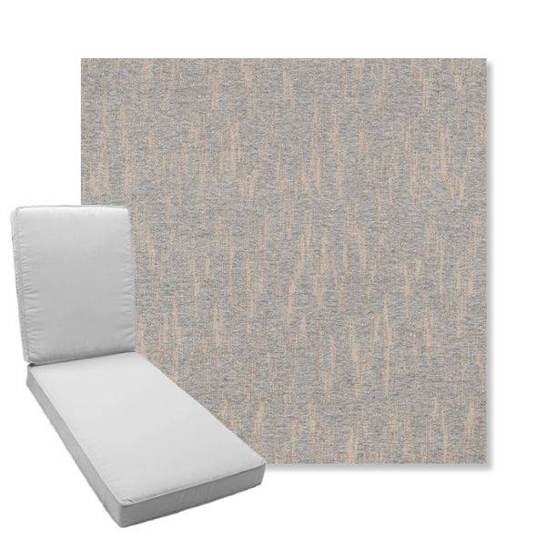 Picture of Mountains Fog | Boxed Chaise Lounge Cushion - Sunbrella© Fabric