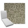 Picture of Nema Sagebrush | Boxed Chaise Lounge Cushion - Sunbrella© Fabric