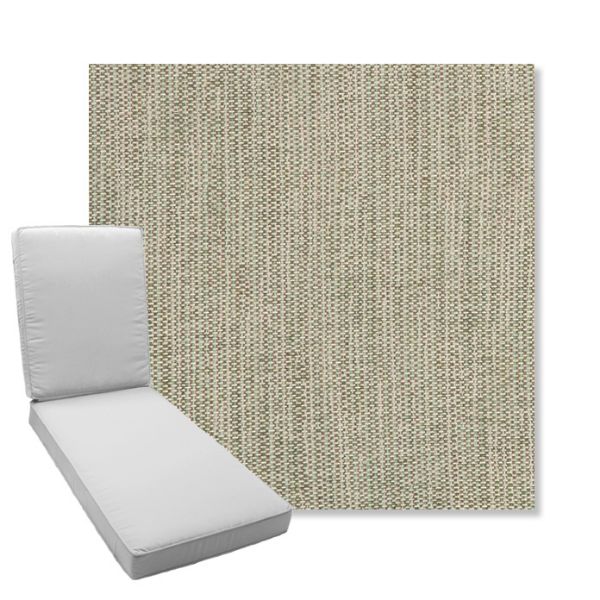Picture of Nova Moss | Boxed Chaise Lounge Cushion - Sunbrella© Fabric