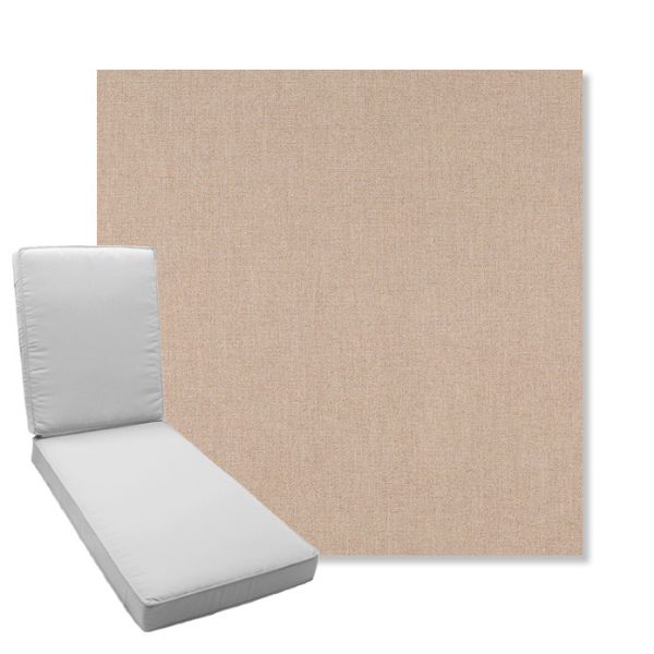 Picture of Nuance Dove | Boxed Chaise Lounge Cushion - Sunbrella© Fabric
