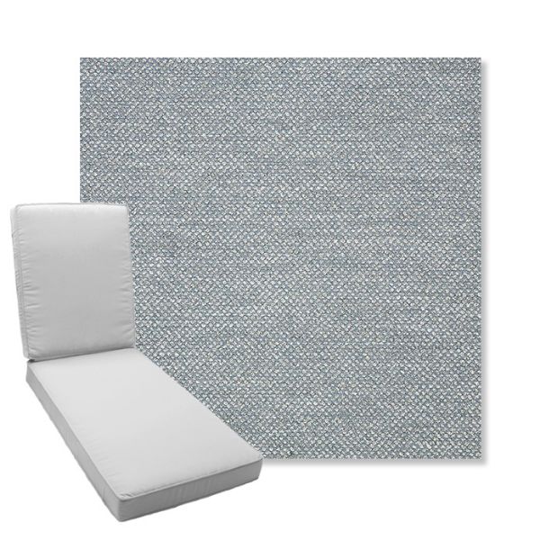 Picture of Nurture Haze | Boxed Chaise Lounge Cushion - Sunbrella© Fabric