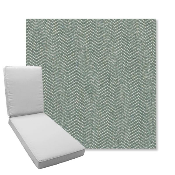 Picture of Odette Spa | Boxed Chaise Lounge Cushion - Sunbrella© Fabric