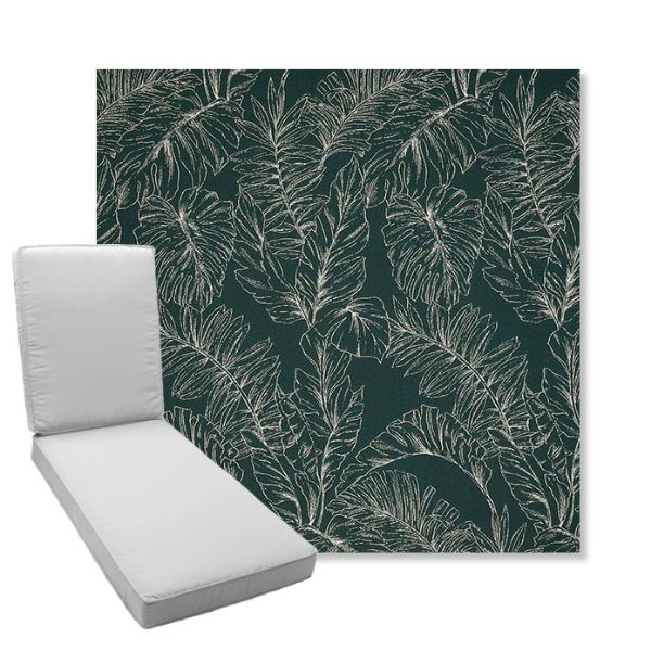 Picture of Palma Canopy | Boxed Chaise Lounge Cushion - Sunbrella© Fabric