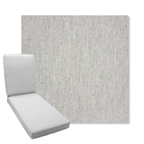 Picture of Pashmina Fog | Boxed Chaise Lounge Cushion - Sunbrella© Fabric