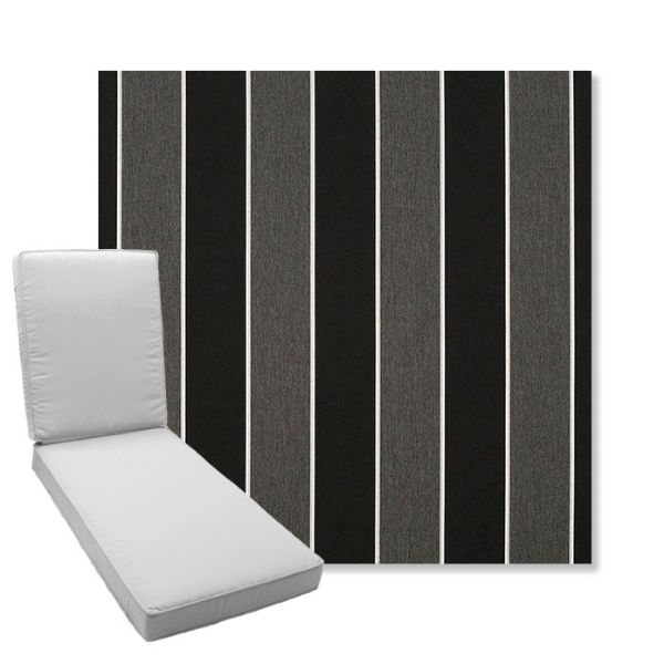 Picture of Peyton Granite | Boxed Chaise Lounge Cushion - Sunbrella© Fabric