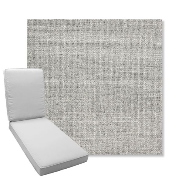Picture of Piazza Pebble | Boxed Chaise Lounge Cushion - Sunbrella© Fabric