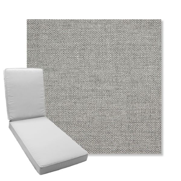 Picture of Piazza Stone | Boxed Chaise Lounge Cushion - Sunbrella© Fabric