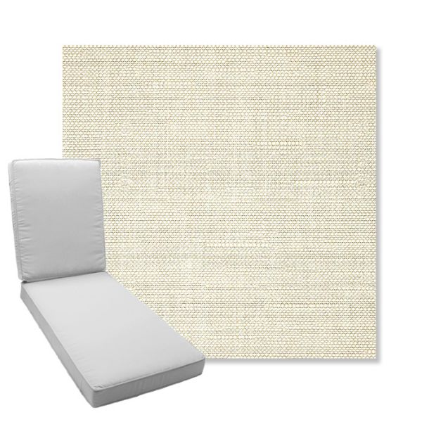 Picture of Piazza Vapor | Boxed Chaise Lounge Cushion - Sunbrella© Fabric