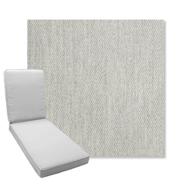 Picture of Pique Gravel | Boxed Chaise Lounge Cushion - Sunbrella© Fabric