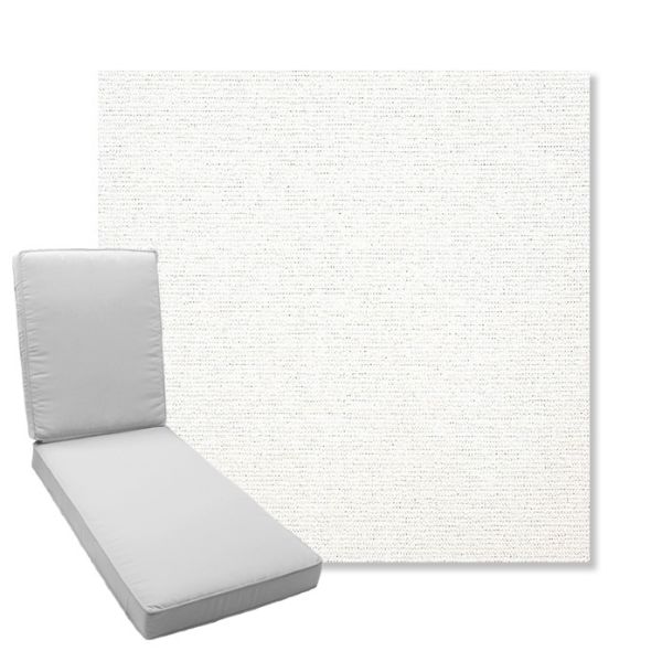 Picture of Platform Salt | Boxed Chaise Lounge Cushion - Sunbrella© Fabric