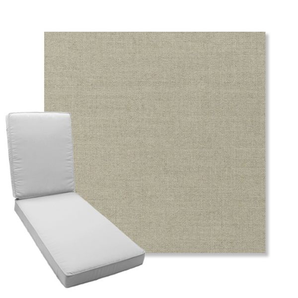 Picture of Play Sage | Boxed Chaise Lounge Cushion - Sunbrella© Fabric