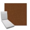 Picture of Play Teak | Boxed Chaise Lounge Cushion - Sunbrella© Fabric