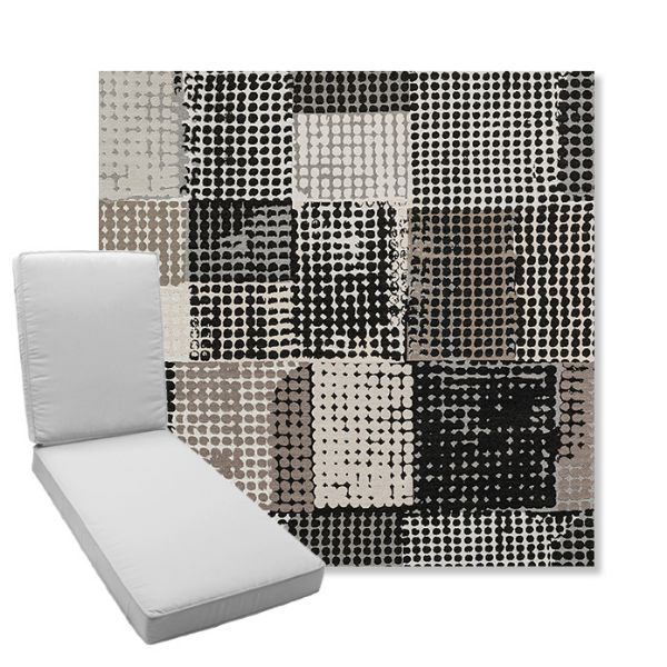 Picture of Pop Film | Boxed Chaise Lounge Cushion - Sunbrella© Fabric