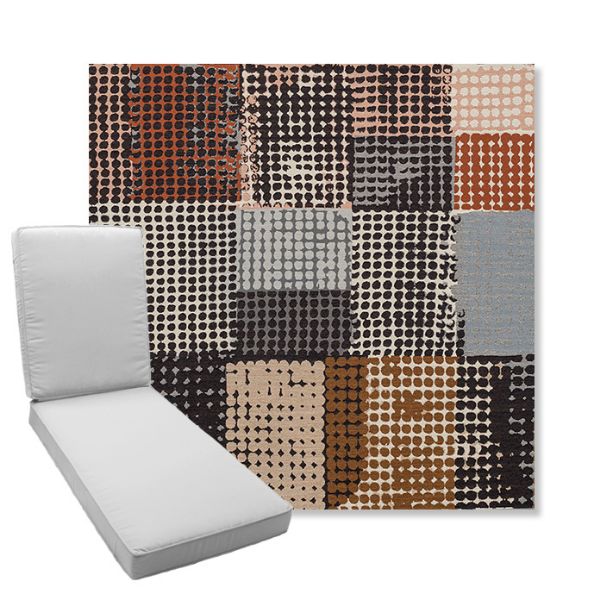 Picture of Pop Punchcard | Boxed Chaise Lounge Cushion - Sunbrella© Fabric