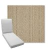 Picture of Posh Lichen | Boxed Chaise Lounge Cushion - Sunbrella© Fabric