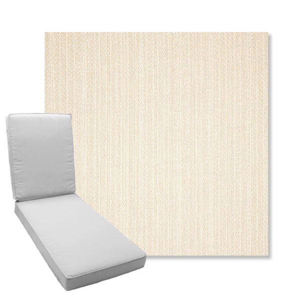 Picture of Posh Linen | Boxed Chaise Lounge Cushion - Sunbrella© Fabric