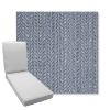 Picture of Posh Sapphire | Boxed Chaise Lounge Cushion - Sunbrella© Fabric