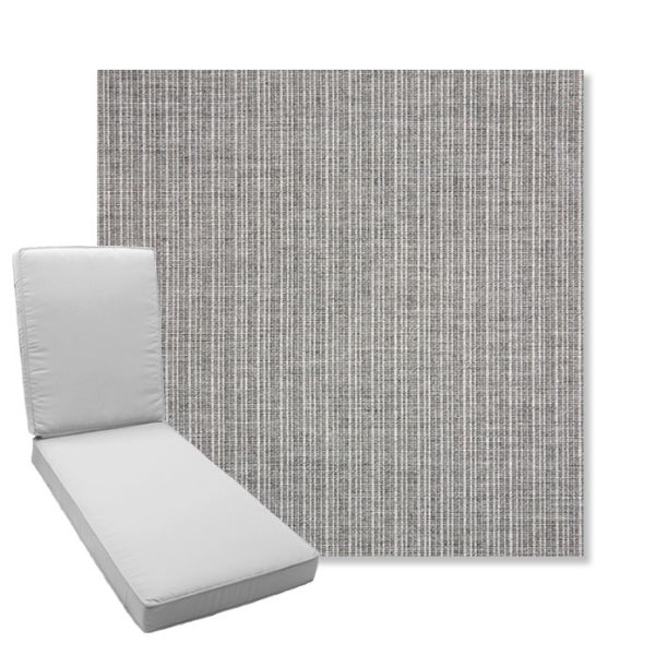 Picture of Proven Ash | Boxed Chaise Lounge Cushion - Sunbrella© Fabric