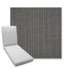 Picture of Proven Charcoal | Boxed Chaise Lounge Cushion - Sunbrella© Fabric