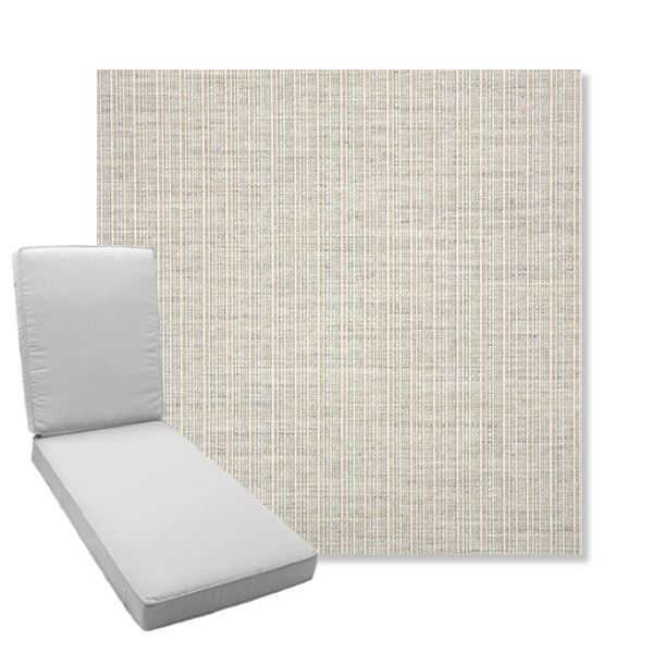 Picture of Proven Dove | Boxed Chaise Lounge Cushion - Sunbrella© Fabric