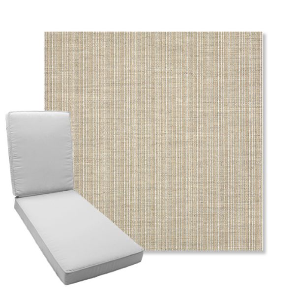 Picture of Proven Dune | Boxed Chaise Lounge Cushion - Sunbrella© Fabric