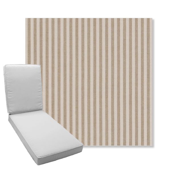 Picture of Refresh Dune | Boxed Chaise Lounge Cushion - Sunbrella© Fabric