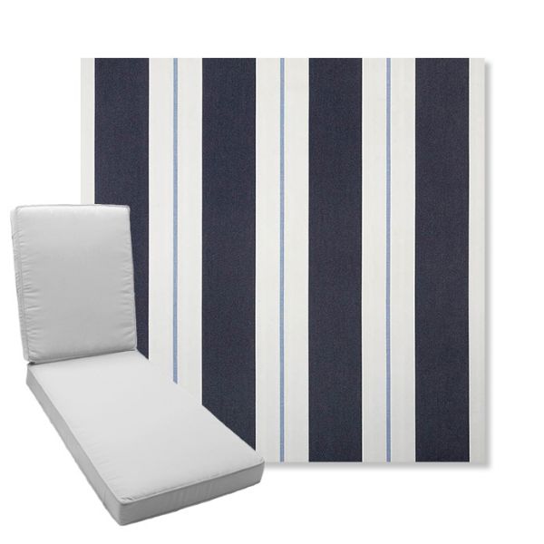 Picture of Relate Harbor | Boxed Chaise Lounge Cushion - Sunbrella© Fabric