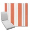 Picture of Relate Persimmon | Boxed Chaise Lounge Cushion - Sunbrella© Fabric