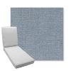 Picture of Remix Denim | Boxed Chaise Lounge Cushion - Sunbrella© Fabric