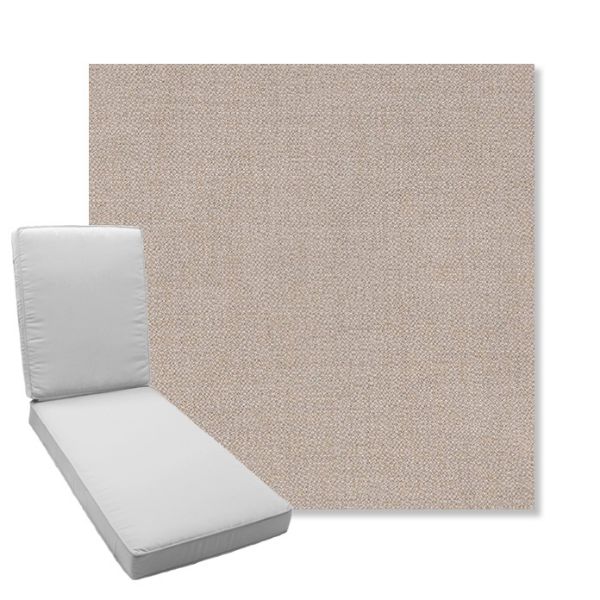 Picture of Remix Silk | Boxed Chaise Lounge Cushion - Sunbrella© Fabric