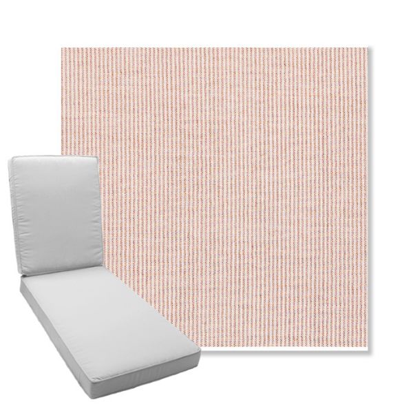 Picture of Replay Clay | Boxed Chaise Lounge Cushion - Sunbrella© Fabric