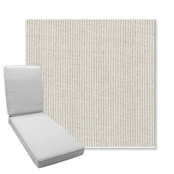 Picture of Replay Fern | Boxed Chaise Lounge Cushion - Sunbrella© Fabric