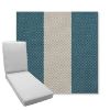 Picture of Rothko Curacao | Boxed Chaise Lounge Cushion - Sunbrella© Fabric