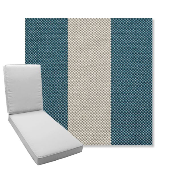 Picture of Rothko Curacao | Boxed Chaise Lounge Cushion - Sunbrella© Fabric