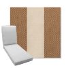Picture of Rothko Latte | Boxed Chaise Lounge Cushion - Sunbrella© Fabric
