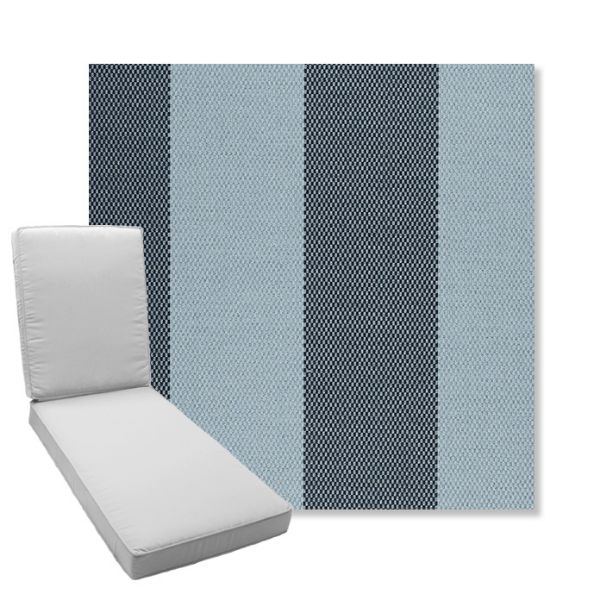 Picture of Rothko Oceanfront | Boxed Chaise Lounge Cushion - Sunbrella© Fabric