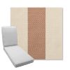 Picture of Rothko Pink Lady | Boxed Chaise Lounge Cushion - Sunbrella© Fabric