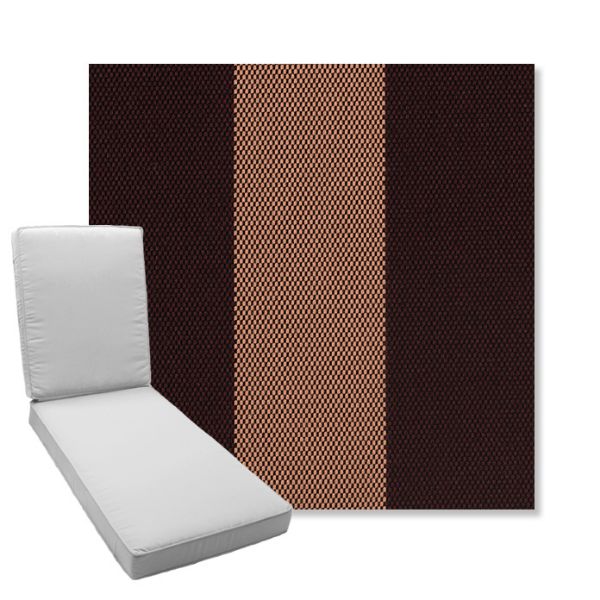 Picture of Rothko Sangria | Boxed Chaise Lounge Cushion - Sunbrella© Fabric
